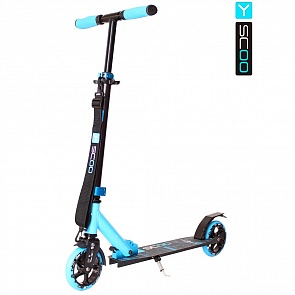 Двухколесный самокат Y-Scoo RT 145 City Hong Kong New Technology, голубой (Y-Scoo, 5749rt)